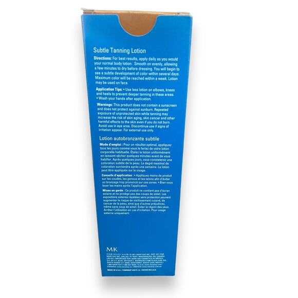Mary Kay Subtle Tanning Lotion in New BLUE & GOLD packaging, 4 oz - Picture 3 of 5